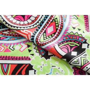 Planet Gates Style One / M Fashion Bohemian Summer Dress Print Beach Vintage Sexy Female Vestidos Renda Casual Ladies Tops Clothes Women Robe Party Dresses