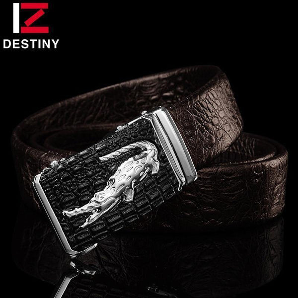 Planet Gates style1 black gold / 105cm Designer Belts Men High Quality Male Genuine Leather Strap Luxury Famous Brand Logo Crocodile