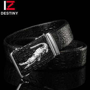 Planet Gates style1 black gold / 105cm Designer Belts Men High Quality Male Genuine Leather Strap Luxury Famous Brand Logo Crocodile