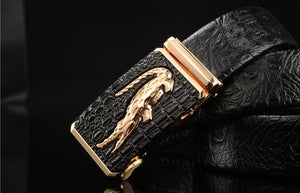 Planet Gates style1 black gold / 105cm Designer Belts Men High Quality Male Genuine Leather Strap Luxury Famous Brand Logo Crocodile