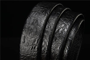 Planet Gates style1 black gold / 105cm Designer Belts Men High Quality Male Genuine Leather Strap Luxury Famous Brand Logo Crocodile