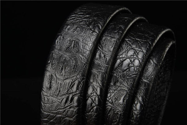 Planet Gates style1 black gold / 105cm Designer Belts Men High Quality Male Genuine Leather Strap Luxury Famous Brand Logo Crocodile