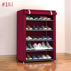 Planet Gates style1 L Shoe Cabinets Dustproof Home Shoe Racks Organizer Multiple Layers Shoes Shelf Stand Holder Save Space Living Room Furniture