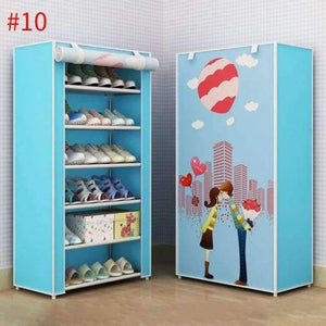 Planet Gates style10 Shoe Cabinets Dustproof Home Shoe Racks Organizer Multiple Layers Shoes Shelf Stand Holder Save Space Living Room Furniture