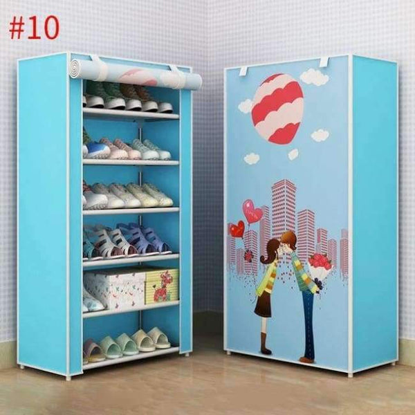 Planet Gates style10 Shoe Cabinets Dustproof Home Shoe Racks Organizer Multiple Layers Shoes Shelf Stand Holder Save Space Living Room Furniture