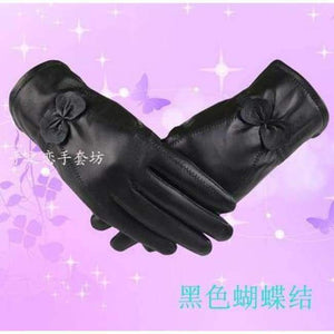 Planet Gates Style12 / L Lady New Arrival Fashion Gloves Women's Outdoor Sheepskin Mittens Female Plus Cashmere Autumn and Winter Gloves B-6021