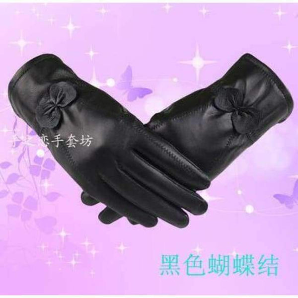 Planet Gates Style12 / L Lady New Arrival Fashion Gloves Women's Outdoor Sheepskin Mittens Female Plus Cashmere Autumn and Winter Gloves B-6021