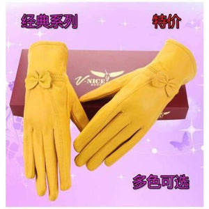 Planet Gates Style13 / L Lady New Arrival Fashion Gloves Women's Outdoor Sheepskin Mittens Female Plus Cashmere Autumn and Winter Gloves B-6021