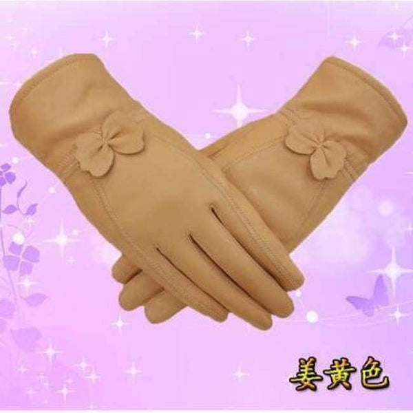 Planet Gates Style15 / L Lady New Arrival Fashion Gloves Women's Outdoor Sheepskin Mittens Female Plus Cashmere Autumn and Winter Gloves B-6021