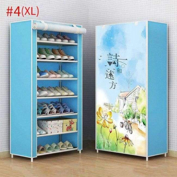 Planet Gates style4 XL Shoe Cabinets Dustproof Home Shoe Racks Organizer Multiple Layers Shoes Shelf Stand Holder Save Space Living Room Furniture