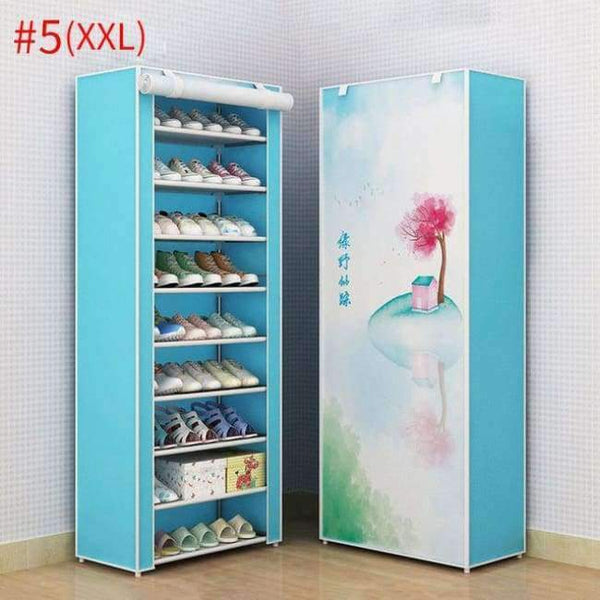 Planet Gates style5 2XL Shoe Cabinets Dustproof Home Shoe Racks Organizer Multiple Layers Shoes Shelf Stand Holder Save Space Living Room Furniture