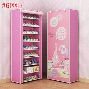 Planet Gates style6 2XL Shoe Cabinets Dustproof Home Shoe Racks Organizer Multiple Layers Shoes Shelf Stand Holder Save Space Living Room Furniture