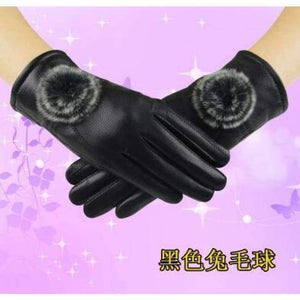 Planet Gates Style6 / L Lady New Arrival Fashion Gloves Women's Outdoor Sheepskin Mittens Female Plus Cashmere Autumn and Winter Gloves B-6021
