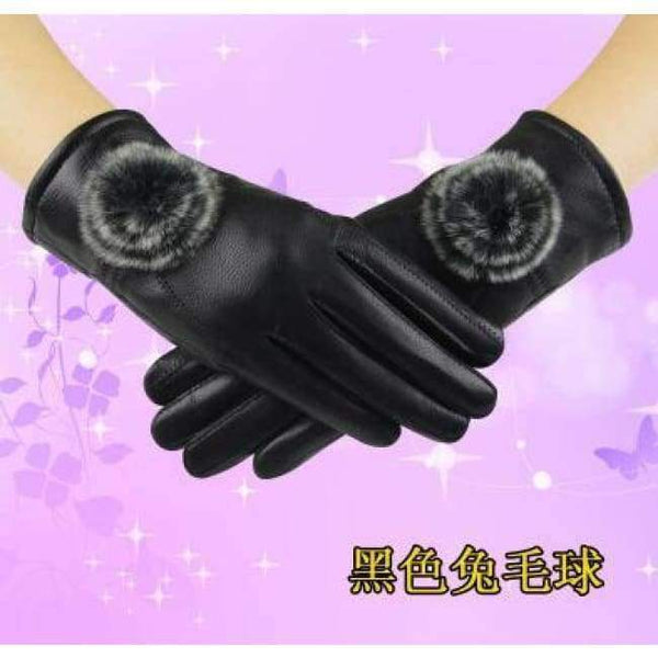 Planet Gates Style6 / L Lady New Arrival Fashion Gloves Women's Outdoor Sheepskin Mittens Female Plus Cashmere Autumn and Winter Gloves B-6021