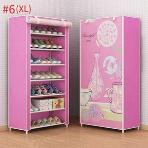 Planet Gates style6 XL Shoe Cabinets Dustproof Home Shoe Racks Organizer Multiple Layers Shoes Shelf Stand Holder Save Space Living Room Furniture