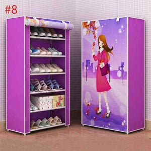 Planet Gates style8 Shoe Cabinets Dustproof Home Shoe Racks Organizer Multiple Layers Shoes Shelf Stand Holder Save Space Living Room Furniture