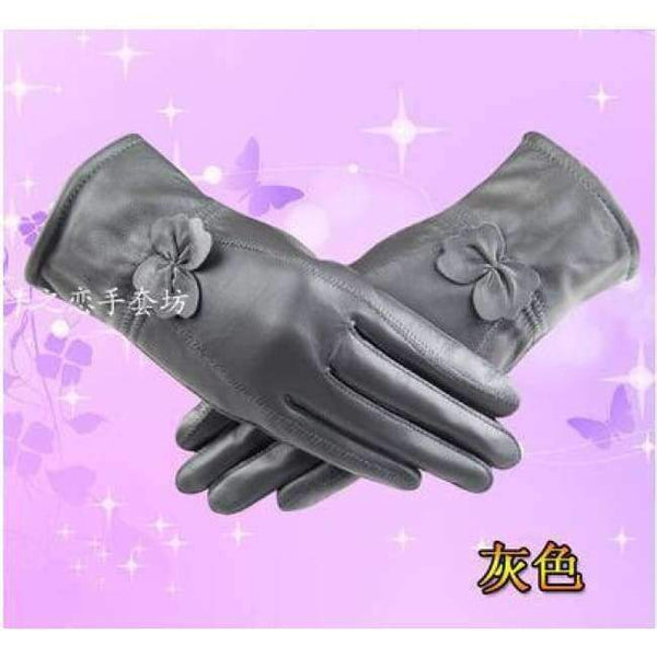 Planet Gates Style9 / L Lady New Arrival Fashion Gloves Women's Outdoor Sheepskin Mittens Female Plus Cashmere Autumn and Winter Gloves B-6021