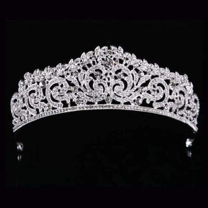 Planet Gates styleB Silver Wedding crown queen bridal Tiaras leaf bride crystal princess crown headband Wedding Hair Accessories hair jewelry