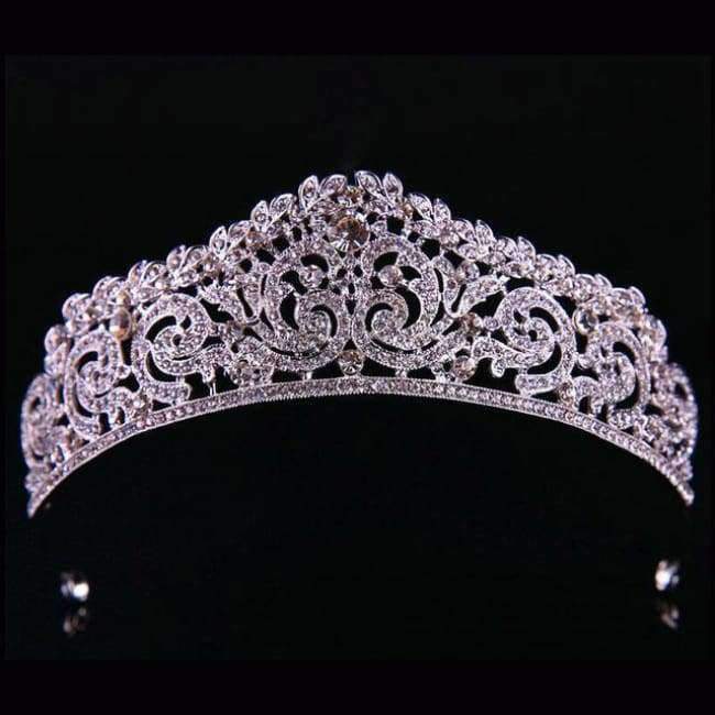 Planet Gates gold Wedding crown queen bridal Tiaras leaf bride crystal princess crown headband Wedding Hair Accessories hair jewelry