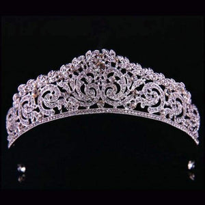 Planet Gates styleB White Wedding crown queen bridal Tiaras leaf bride crystal princess crown headband Wedding Hair Accessories hair jewelry