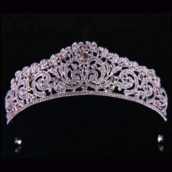 Planet Gates styleB White Wedding crown queen bridal Tiaras leaf bride crystal princess crown headband Wedding Hair Accessories hair jewelry