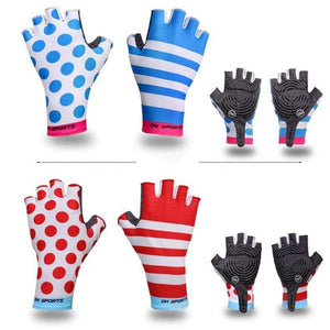 Planet Gates Stylish Cycling Gloves Half Finger Men Women Sports Shockproof Bike Gloves GEL Racing Bicycle Gloves with Cycling Socks Cap Set