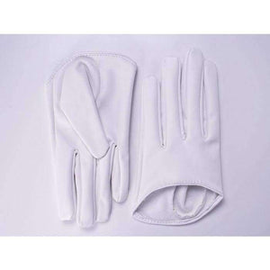 Planet Gates Stylish PU Leather Half Palm Gloves Mittens Women Wrist Short Gloves Gothic Rock