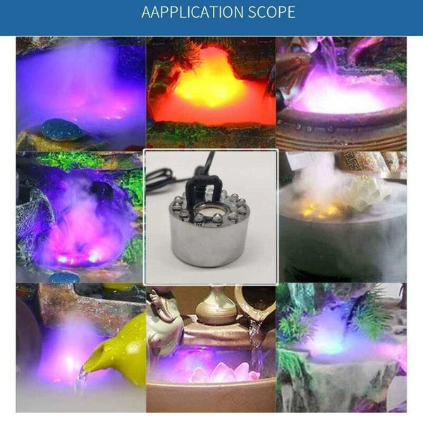 Planet Gates Submersible Water pump Mist Maker Fogger Water Fountain Pond Fog Machine Atomizer Air Humidifier  pool light
