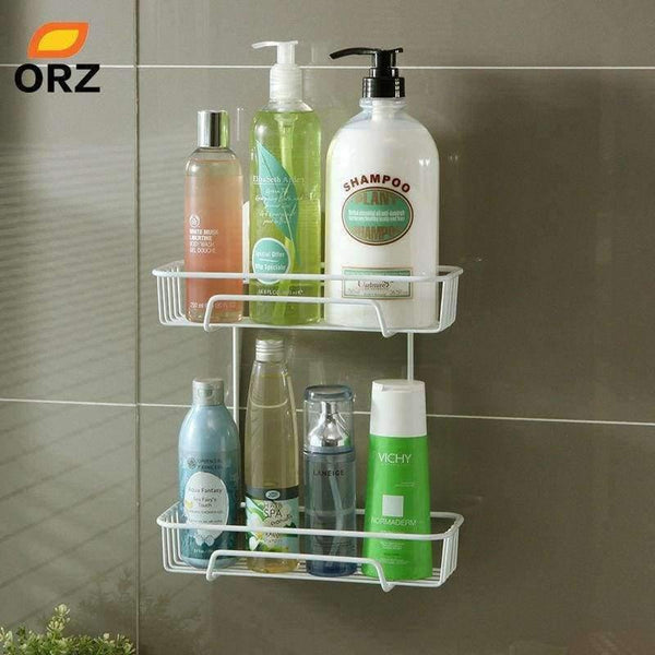 Planet Gates Suction Cup Kitchen Storage Holder Rack Organization Shelf Bathroom Towel Storage Rack Holder Baskets