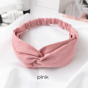 Women Girls Hair Fashion Knot Headband Turban Headwrap Braid Hairband Twist Suede Elastic Head Band Bandage Hair Accessories