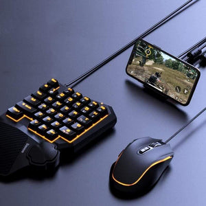 Baseus Keyboard Mouse Mobile Phone Game Adapter Gamepad Controller Converter Mobile Game Transfer Station for Android & iOS