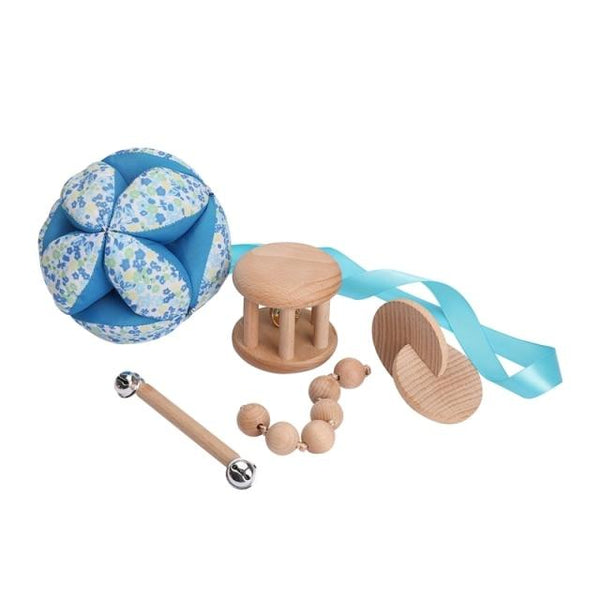 Planet Gates Suit3 5Pc/7Pc/1Set Baby Montessori Toy Set Wooden Teether Music Rattles Graphic Cognition Early Educational Toys 0-12Months Baby Gift