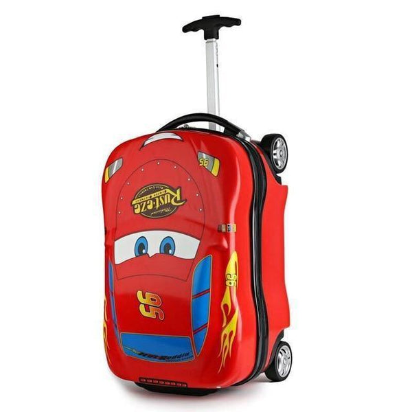 Planet Gates suitcase 1 Children's Suitcase Child Trolley case Luggage Bag kids Schoolbags travel Suitcase Wheels 3D Supercar Travel case Toys for kinds
