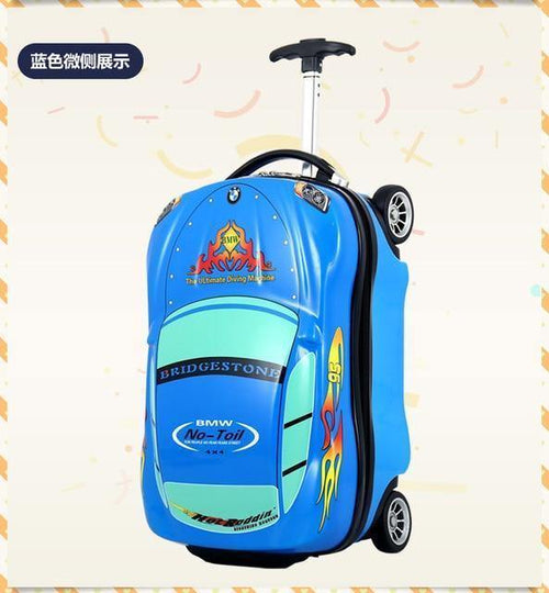 Planet Gates suitcase Children's Suitcase Child Trolley case Luggage Bag kids Schoolbags travel Suitcase Wheels 3D Supercar Travel case Toys for kinds
