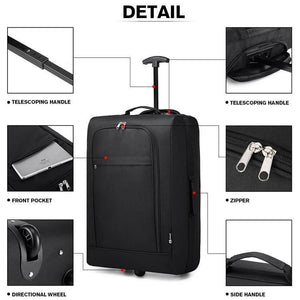 Planet Gates Suitcase Hand Luggage Trolley Case Travel Bags High Quality Oxford Soft Shell 2 Wheels Light Weight 20 Inch Purple K1873