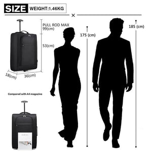 Planet Gates Suitcase Hand Luggage Trolley Case Travel Bags High Quality Oxford Soft Shell 2 Wheels Light Weight 20 Inch Purple K1873