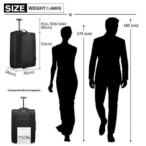 Planet Gates Suitcase Hand Luggage Trolley Case Travel Bags High Quality Oxford Soft Shell 2 Wheels Light Weight 20 Inch Purple K1873