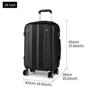 Planet Gates Suitcase Travel Bags Rolling Hand Luggage Set Carry on Trolley Case 4 Wheels Spinner Hardside ABS 20 24 28 Inch YD1777L