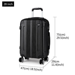 Planet Gates Suitcase Travel Bags Rolling Hand Luggage Set Carry on Trolley Case 4 Wheels Spinner Hardside ABS 20 24 28 Inch YD1777L
