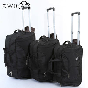 Planet Gates Suitcases Travel Luggage Bag Canvas Suitcase On Wheels For Women Men Duffle Bags Short Journey Trolley Large Bags 2019