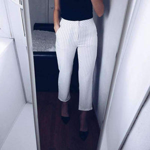 Planet Gates Suits  2 Piece Sets Double Breasted Striped Blazer Jacket & Zipper Trousers Suit For Women Outfits Feminino Spring