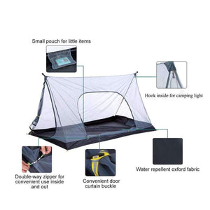 Planet Gates Summer Anti Mosquito Mesh Tent 1-2 Person Outdoor Camping Tent Mosquito Insect Repellent Net Tent Beach Mesh Tents
