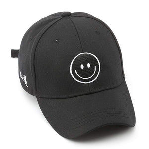 Planet Gates Summer Baseball Cap Smiley Embroidery Snapback Hats for Men Women Simple Bonnet Caps  Fashion Hip Hop Cap Dad Hat