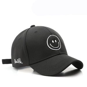 Planet Gates Summer Baseball Cap Smiley Embroidery Snapback Hats for Men Women Simple Bonnet Caps  Fashion Hip Hop Cap Dad Hat