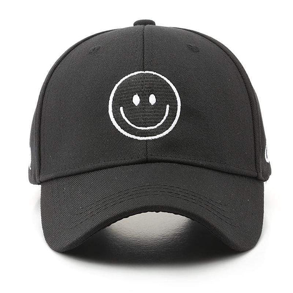 Planet Gates Summer Baseball Cap Smiley Embroidery Snapback Hats for Men Women Simple Bonnet Caps  Fashion Hip Hop Cap Dad Hat