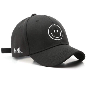 Planet Gates Summer Baseball Cap Smiley Embroidery Snapback Hats for Men Women Simple Bonnet Caps  Fashion Hip Hop Cap Dad Hat