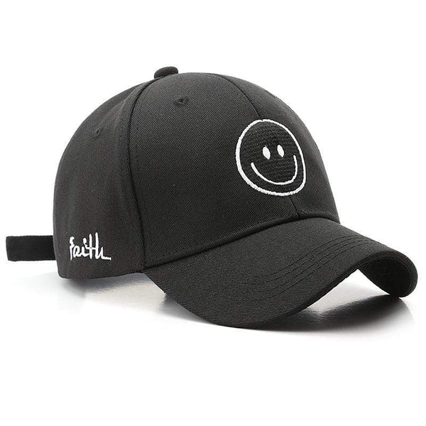 Planet Gates Summer Baseball Cap Smiley Embroidery Snapback Hats for Men Women Simple Bonnet Caps  Fashion Hip Hop Cap Dad Hat
