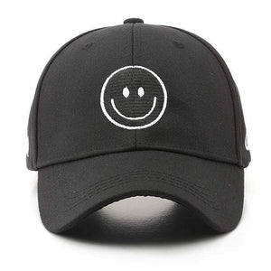 Planet Gates Summer Baseball Cap Smiley Embroidery Snapback Hats for Men Women Simple Bonnet Caps  Fashion Hip Hop Cap Dad Hat