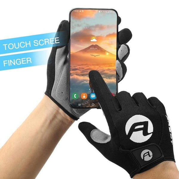 Planet Gates Summer Bicycle Full Finger Cycling Bike Gloves Absorbing Sweat for Men and Women Bicycle Riding Outdoor Sports Protector