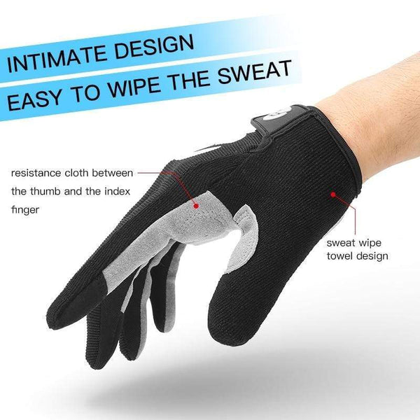 Planet Gates Summer Bicycle Full Finger Cycling Bike Gloves Absorbing Sweat for Men and Women Bicycle Riding Outdoor Sports Protector